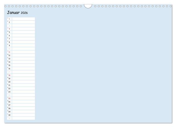 Produktbild: Bunter Bastelkalender (Wandkalender 2026 DIN A3 quer), CALVENDO Monatskalender