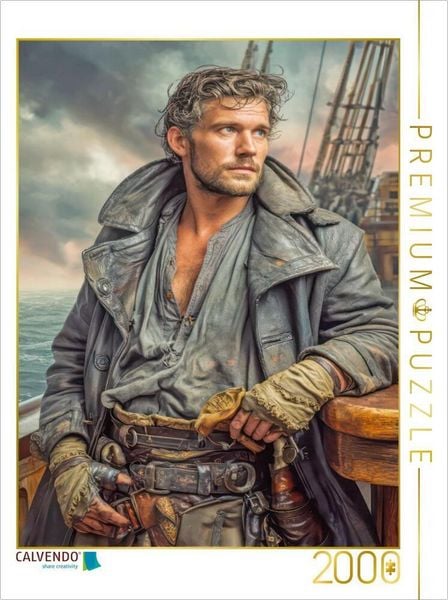 CALVENDO Puzzle Seefahrer und Piraten | 2000 Teile Lege-Größe 90 × 67 cm Foto-Puzzle für glückliche Stunden