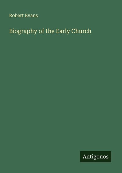 Produktbild: Biography of the Early Church