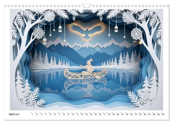 Produktbild: Wild West Dioramas (Wandkalender 2027 DIN A3 quer), CALVENDO Monatskalender