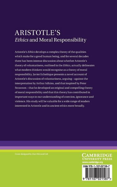 Produktbild: Aristotle's Ethics and Moral Responsibility