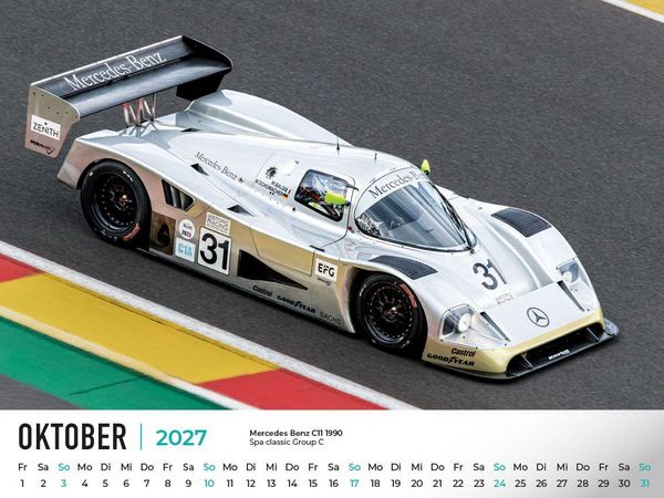 Produktbild: Mercedes im Rennsport Kalender 2027