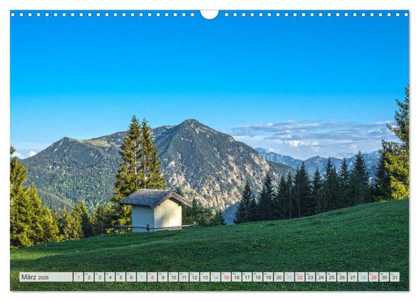 Produktbild: Sehnsuchtsziel Berge - Unterwegs in den Bergwelt rund um M&uuml;nchen (Wandkalender 2026 DIN A3 quer), CALVENDO Monatskalender