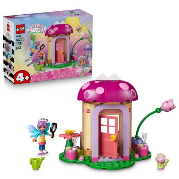 Produktbild: LEGO Gabbys Puppenhaus Kitty Fees Gartenhaus Bauset f&uuml;r Kinder 11212