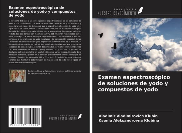 Produktbild: Examen espectrosc&oacute;pico de soluciones de yodo y compuestos de yodo