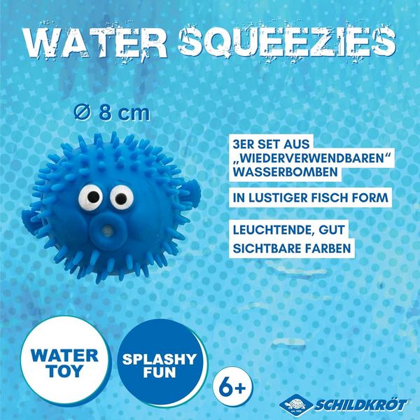 Produktbild: Schildkr&ouml;t 970262 - Water Squeezies, 3-teilig, Wasserbomen-Spa&szlig;, Wasserspielzeug