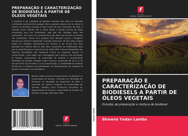 Produktbild: Prepara&ccedil;&atilde;o E Caracteriza&ccedil;&atilde;o De Biodiesels a Partir De &Oacute;leos Vegetais
