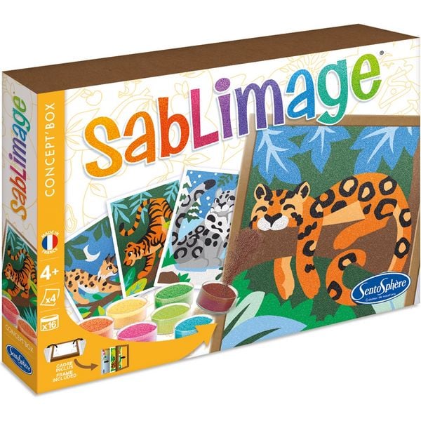 Sandbilder Raubkatzen