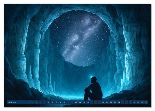 Produktbild: Kathedralen aus Ehrfurcht und Stille (Tischkalender 2026 DIN A5 quer), CALVENDO Monatskalender