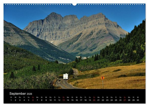 Produktbild: KANADA - Mit Campmobil quer durch (hochwertiger Premium Wandkalender 2026 DIN A2 quer), Kunstdruck in Hochglanz