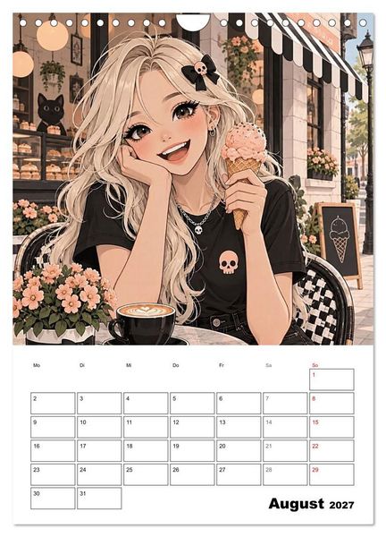 Produktbild: Kim, eben anders normal (Wandkalender 2027 DIN A4 hoch), CALVENDO Monatskalender