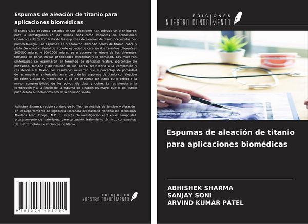 Produktbild: Espumas de aleaci&oacute;n de titanio para aplicaciones biom&eacute;dicas