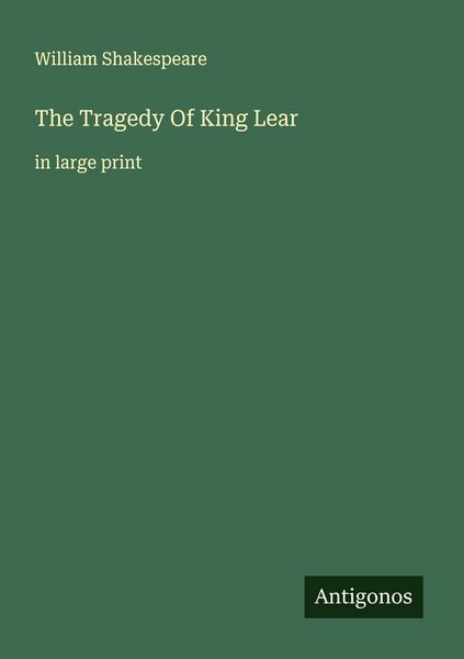 Produktbild: The Tragedy Of King Lear