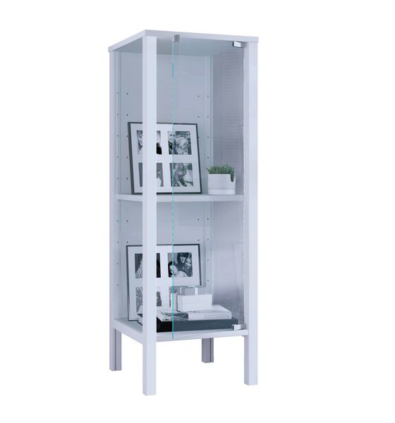 Produktbild: Glasvitrine Jensol S mit ESG Glas Regal stehend