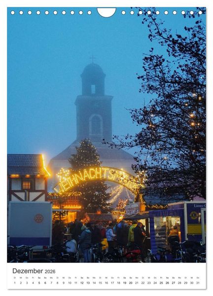 Produktbild: Husum - graue Stadt am Meer (Wandkalender 2026 DIN A4 hoch), CALVENDO Monatskalender
