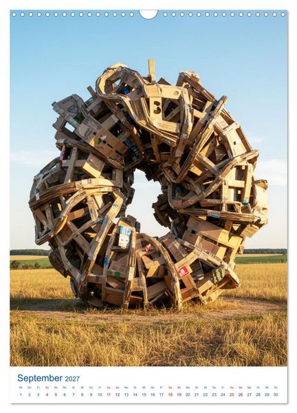 Produktbild: Upcycling ART - Kunst, die Ressourcen respektiert (Wandkalender 2027 DIN A3 hoch), CALVENDO Monatskalender