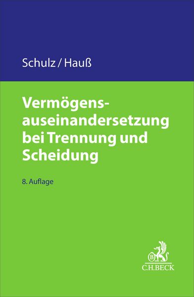 Produktbild: Verm&ouml;gensauseinandersetzung bei Trennung und Scheidung