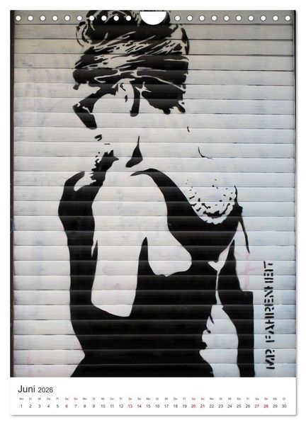 Produktbild: StreetArt Berlin (Wandkalender 2026 DIN A4 hoch), CALVENDO Monatskalender