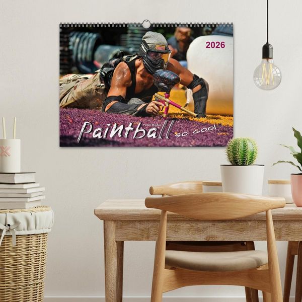 Produktbild: Paintball - so cool (Wandkalender 2026 DIN A3 quer), CALVENDO Monatskalender