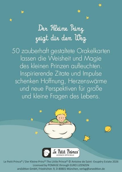Produktbild: Der Kleine Prinz. Frag die Sterne