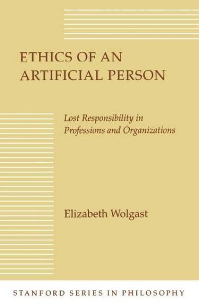 Produktbild: Ethics of an Artificial Person