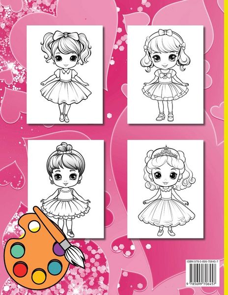 Produktbild: Ballerina Girl Coloring Book For Kids