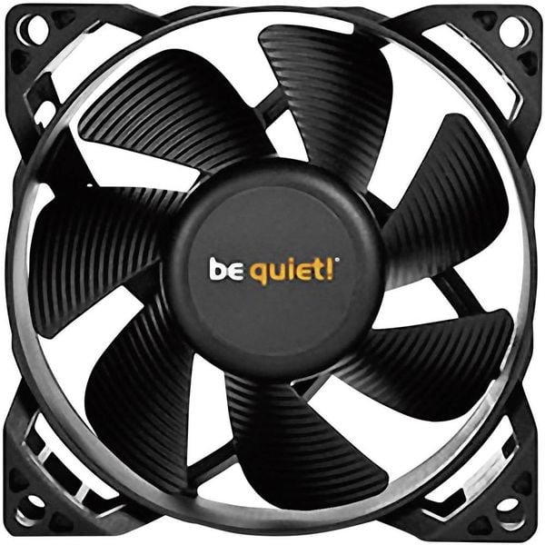 BeQuiet Pure Wings 2 PC-Gehäuse-Lüfter Schwarz (B x H x T) 80 x 80 x 25 mm