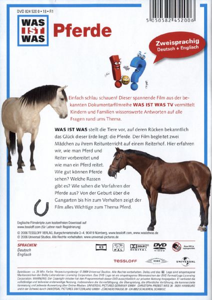 Produktbild: WAS IST WAS DVD Pferde. Freche Fohlen und wilde Mustangs