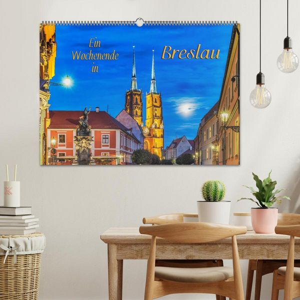 Produktbild: Ein Wochenende in Breslau (Wandkalender 2026 DIN A2 quer), CALVENDO Monatskalender