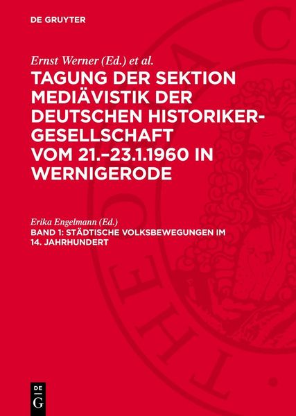 Produktbild: St&auml;dtische Volksbewegungen im 14. Jahrhundert