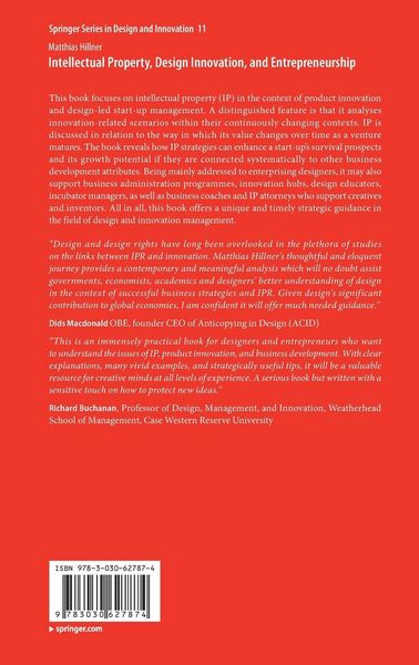 Produktbild: Intellectual Property, Design Innovation, and Entrepreneurship