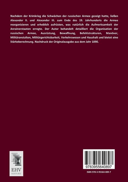 Produktbild: Die russische Armee in Krieg und Frieden