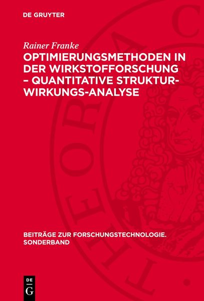 Produktbild: Optimierungsmethoden in der Wirkstofforschung &ndash; Quantitative Struktur-Wirkungs-Analyse