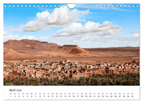 Produktbild: Marokko - Eine wunderbare Reise nach Nordafrika. (Wandkalender 2026 DIN A4 quer), CALVENDO Monatskalender