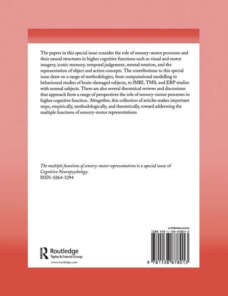 Produktbild: The Multiple Functions of Sensory-Motor Representations