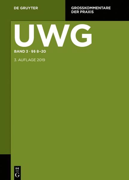 Produktbild: &sect;&sect; 8-20; &sect; 23 GeschGehG; Register