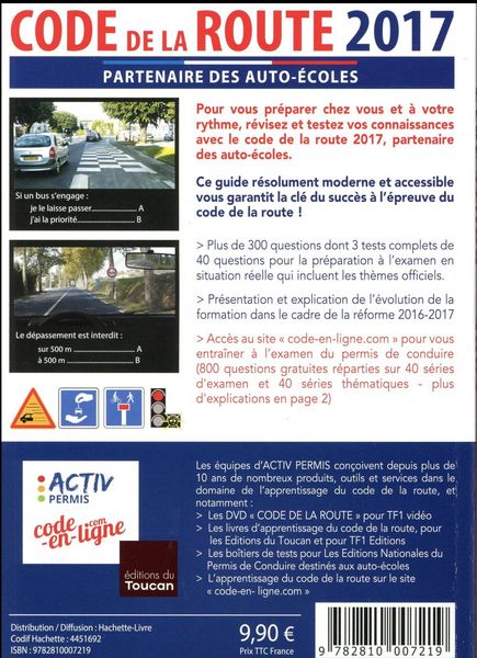Produktbild: Code de la route 2017