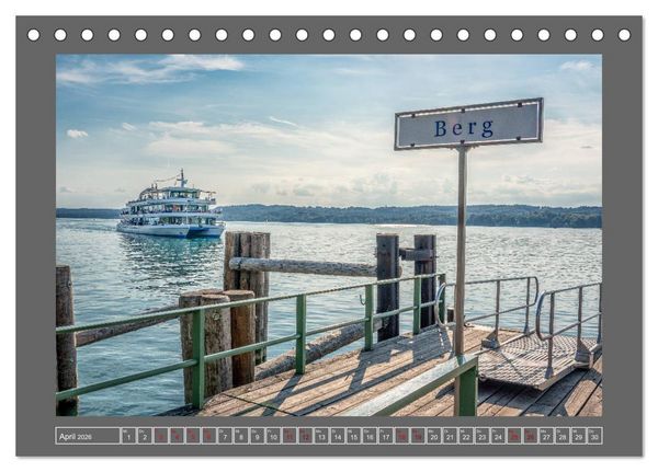 Produktbild: Impressionen vom Starnberger See II (Tischkalender 2026 DIN A5 quer), CALVENDO Monatskalender