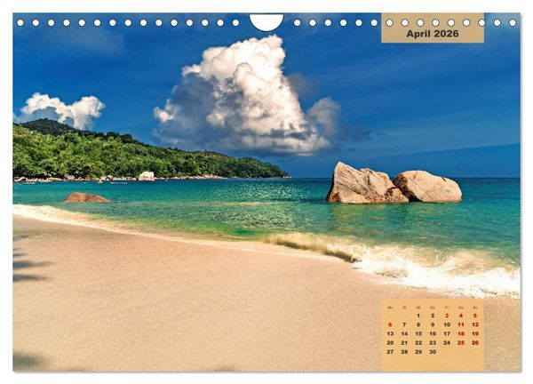 Produktbild: Ein Paradies aus Sand und Meer (Wandkalender 2026 DIN A4 quer), CALVENDO Monatskalender