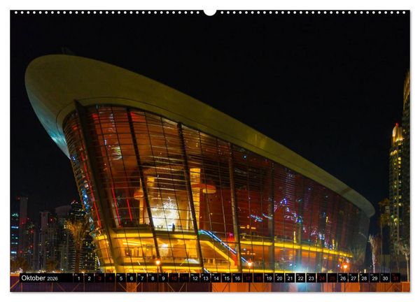Produktbild: Dubai W&uuml;stenstadt (Wandkalender 2026 DIN A2 quer), CALVENDO Monatskalender
