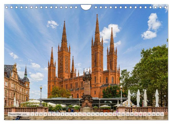 Produktbild: Wiesbaden Impressionen (Wandkalender 2026 DIN A4 quer), CALVENDO Monatskalender