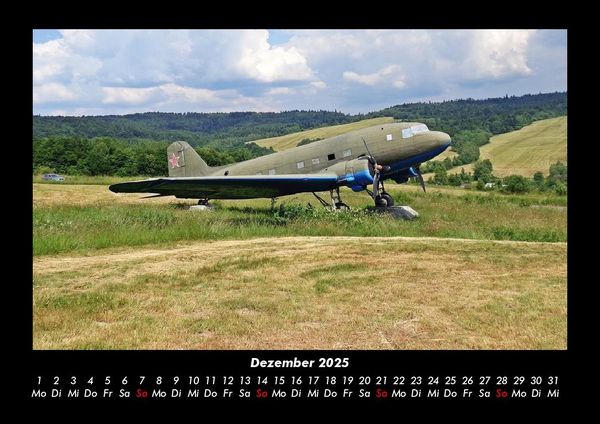 Produktbild: Flugzeuge 2025 Fotokalender DIN A3