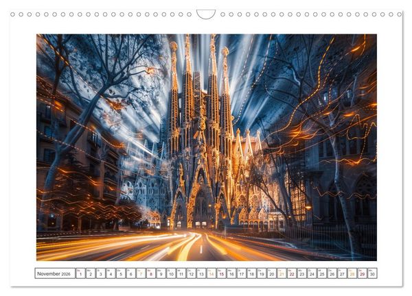 Produktbild: Ber&uuml;hmte Wahrzeichen (Wandkalender 2026 DIN A3 quer), CALVENDO Monatskalender