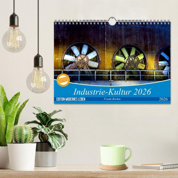 Produktbild: Industrie-Kultur 2026 (Wandkalender 2026 DIN A4 quer), CALVENDO Monatskalender