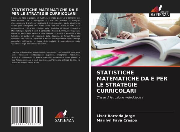 Produktbild: Statistiche Matematiche Da E Per Le Strategie Curricolari