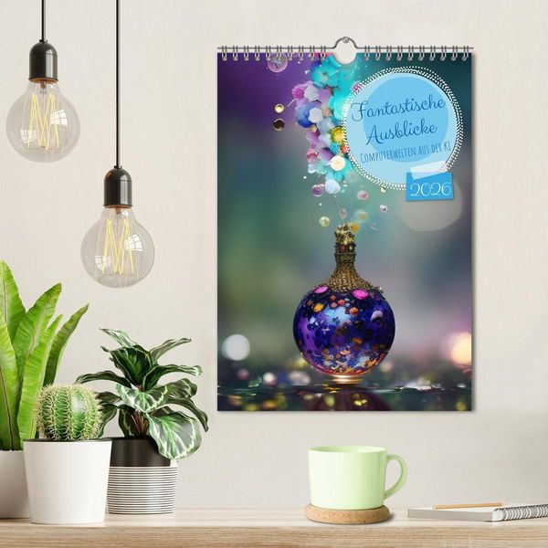 Produktbild: Fantastische Einblicke (Wandkalender 2026 DIN A4 hoch), CALVENDO Monatskalender