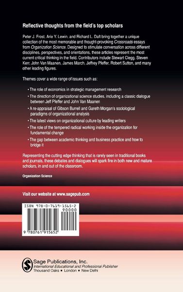 Produktbild: Talking about Organization Science