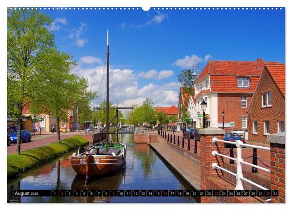 Produktbild: Papenburg und das Rheiderland (hochwertiger Premium Wandkalender 2026 DIN A2 quer), Kunstdruck in Hochglanz