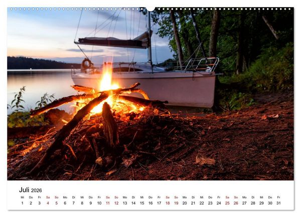 Produktbild: Masuren 2026 - Land der 1000 Seen (hochwertiger Premium Wandkalender 2026 DIN A2 quer), Kunstdruck in Hochglanz