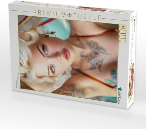 CALVENDO Puzzle Sexy pin-up Girls | 1000 Teile Lege-Größe 64x48cm Foto-Puzzle für glückliche Stunden